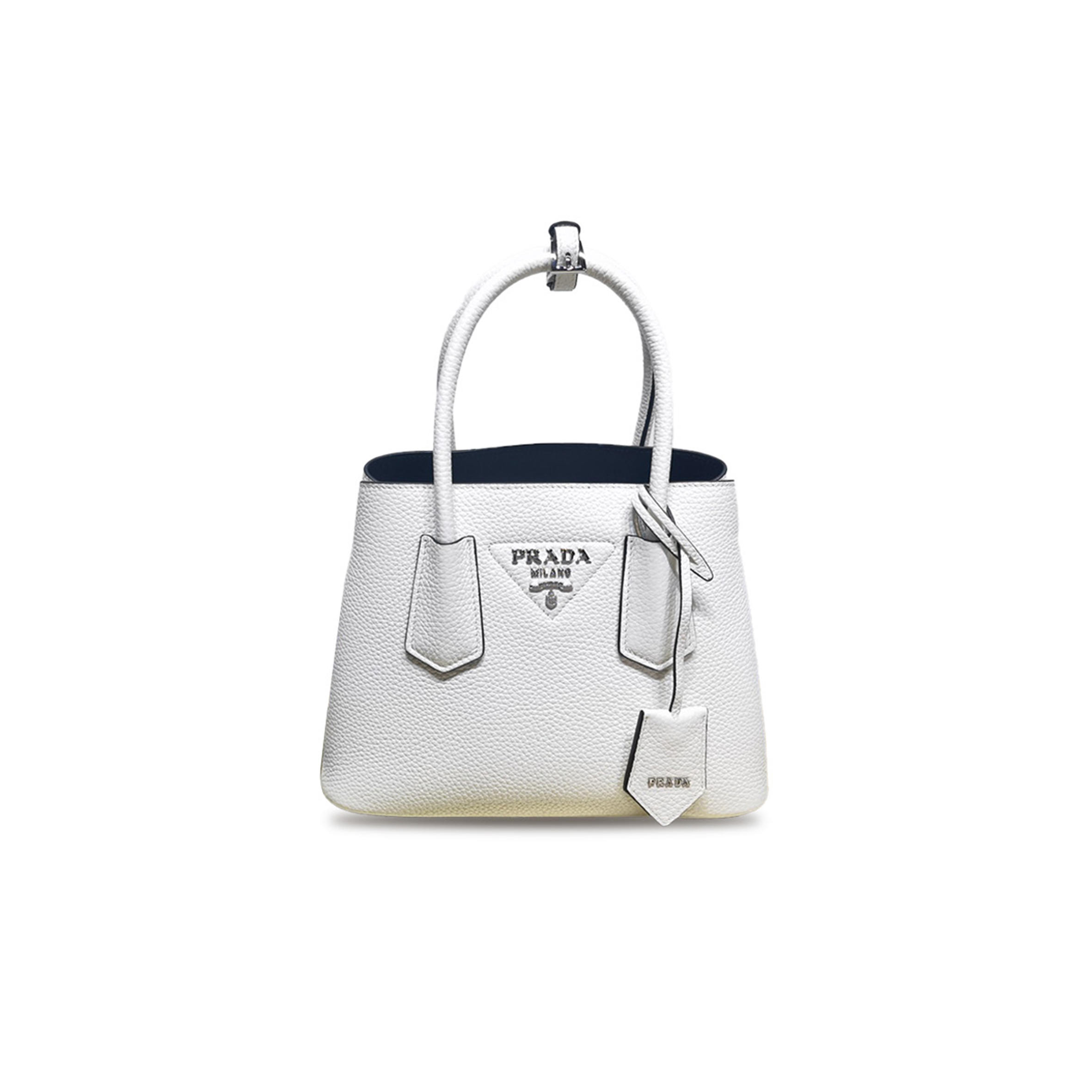 PRADA DOUBLE SAFFIANO LEATHER BAG 1BG443 (25*18.5*12.5cm)